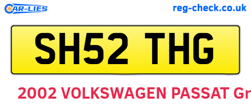 SH52THG are the vehicle registration plates.