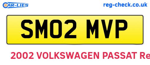 SM02MVP are the vehicle registration plates.