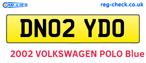 DN02YDO are the vehicle registration plates.