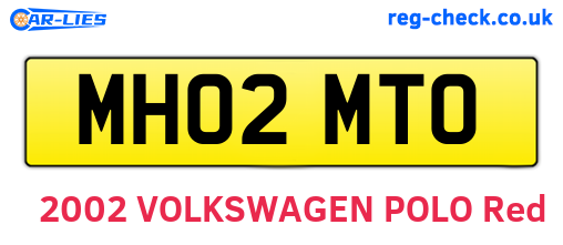 MH02MTO are the vehicle registration plates.