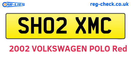 SH02XMC are the vehicle registration plates.