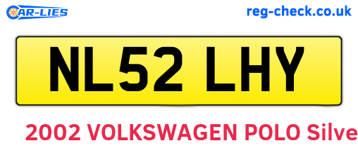 NL52LHY are the vehicle registration plates.
