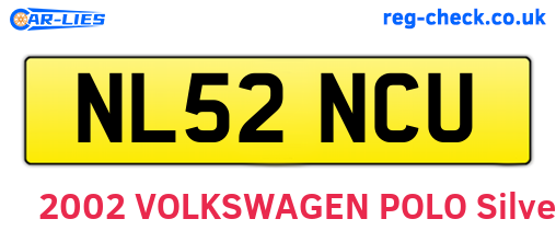 NL52NCU are the vehicle registration plates.