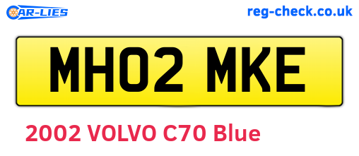 MH02MKE are the vehicle registration plates.