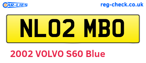 NL02MBO are the vehicle registration plates.