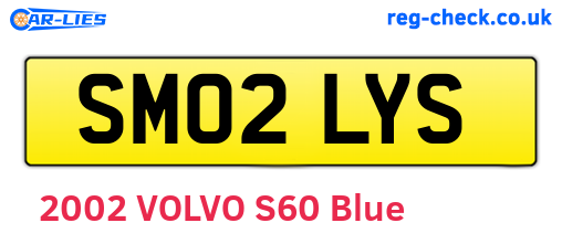 SM02LYS are the vehicle registration plates.