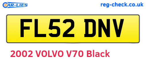 FL52DNV are the vehicle registration plates.