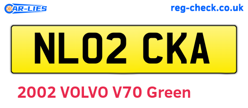 NL02CKA are the vehicle registration plates.