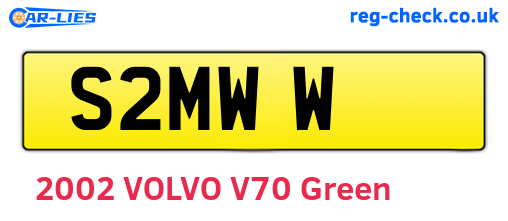S2MWW are the vehicle registration plates.