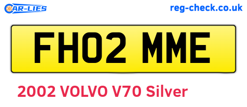 FH02MME are the vehicle registration plates.