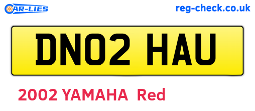 DN02HAU are the vehicle registration plates.