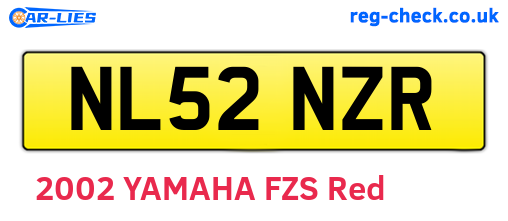NL52NZR are the vehicle registration plates.