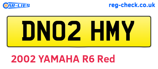 DN02HMY are the vehicle registration plates.