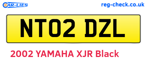 NT02DZL are the vehicle registration plates.