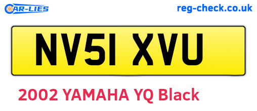 NV51XVU are the vehicle registration plates.
