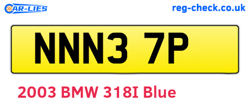 NNN37P are the vehicle registration plates.