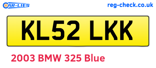 KL52LKK are the vehicle registration plates.