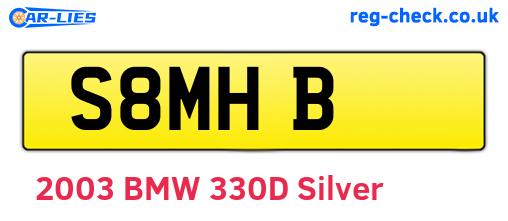 S8MHB are the vehicle registration plates.