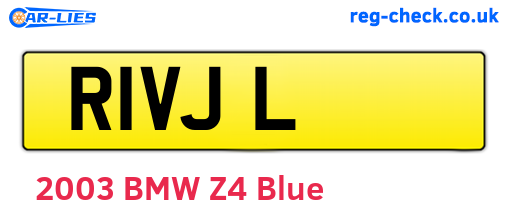 R1VJL are the vehicle registration plates.