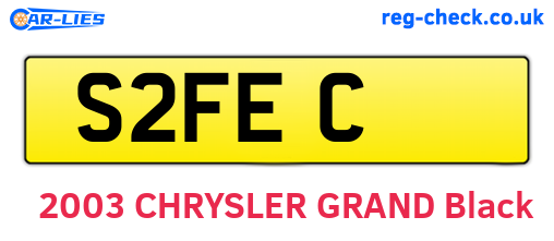 S2FEC are the vehicle registration plates.