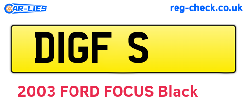 D1GFS are the vehicle registration plates.