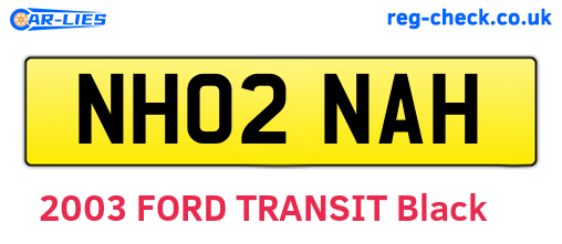 NH02NAH are the vehicle registration plates.