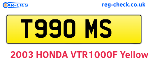 T99OMS are the vehicle registration plates.