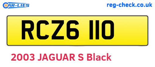 RCZ6110 are the vehicle registration plates.