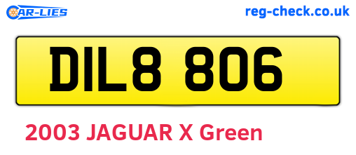 DIL8806 are the vehicle registration plates.
