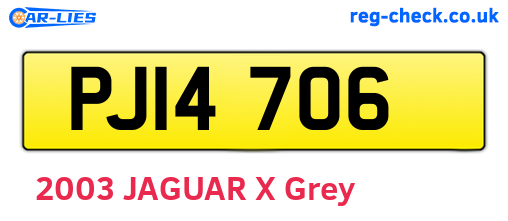 PJI4706 are the vehicle registration plates.