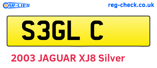 S3GLC are the vehicle registration plates.