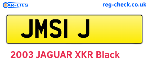 JMS1J are the vehicle registration plates.