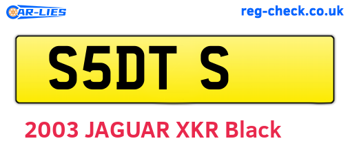 S5DTS are the vehicle registration plates.