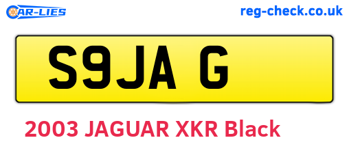 S9JAG are the vehicle registration plates.