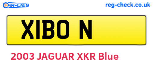 X1BON are the vehicle registration plates.