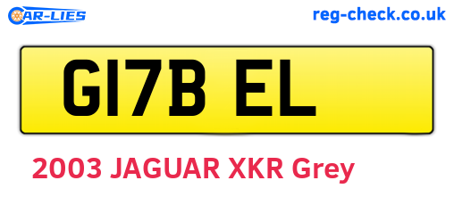 G17BEL are the vehicle registration plates.