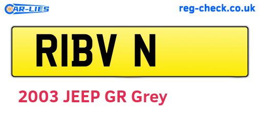 R1BVN are the vehicle registration plates.
