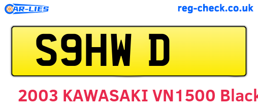 S9HWD are the vehicle registration plates.