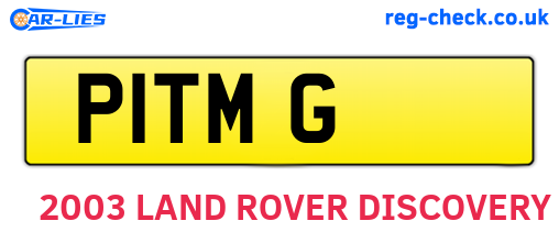 P1TMG are the vehicle registration plates.