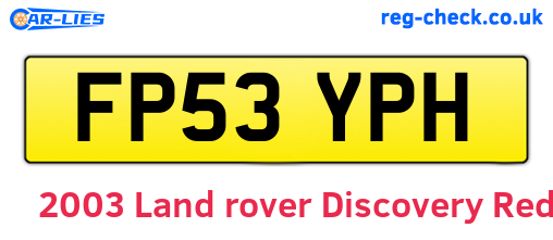 Red 2003 Land rover Discovery (FP53YPH)