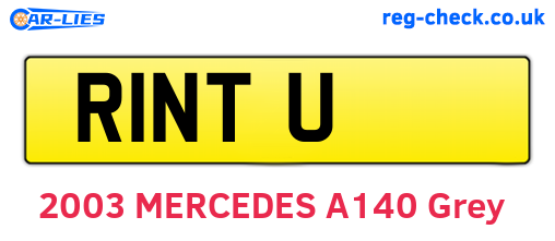 R1NTU are the vehicle registration plates.