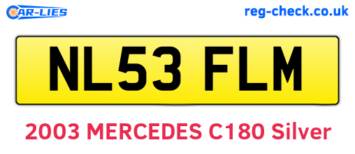 NL53FLM are the vehicle registration plates.