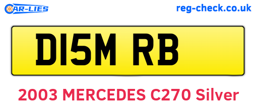 D15MRB are the vehicle registration plates.
