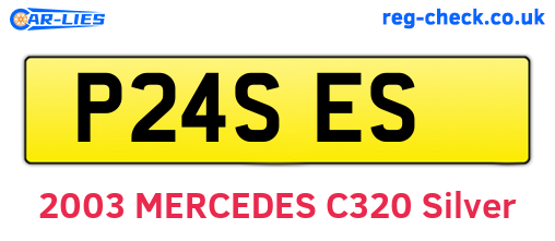 P24SES are the vehicle registration plates.