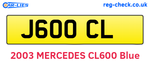 J60OCL are the vehicle registration plates.
