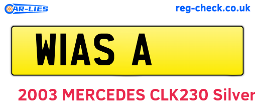 W1ASA are the vehicle registration plates.