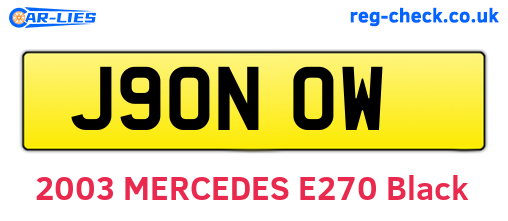 J90NOW are the vehicle registration plates.