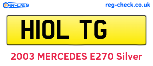 H10LTG are the vehicle registration plates.