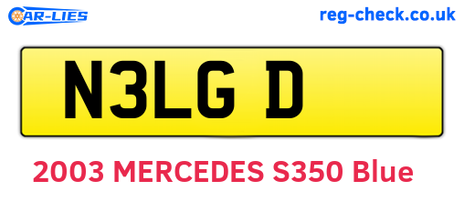 N3LGD are the vehicle registration plates.