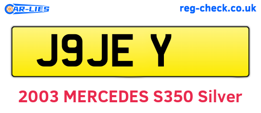 J9JEY are the vehicle registration plates.